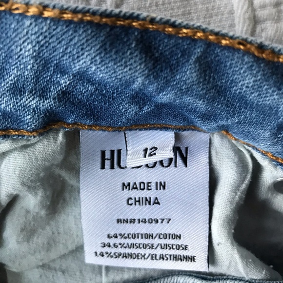 Girls HUDSON jeans Sz 12 light wash - Picture 6 of 7